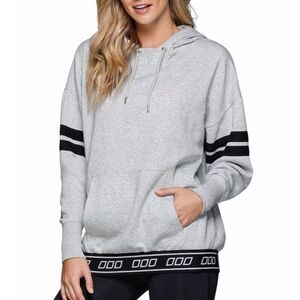 Uniquely Lorna Jane Game Time Fleece Lined Hoodie in Gray Size Medium